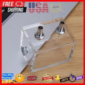 200ml Mini Square Water Tank 5mm Thickness Computer Water Cooled Reservoir - Afbeelding 1 van 5