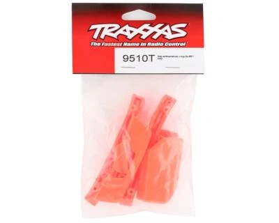 Traxxas Part #9510T:  Body reinforcement set, orange skid pads(roof) fits Sledge - Image 1 of 2