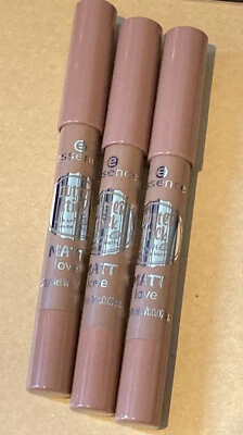 Lot of 3 Essence butter stick matt love 02 HOT COCOA - Image 1 of 3