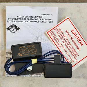 NEW Beckett 1502UR 1502 Safety Control float Switch 125-250 Vac 10A 1/4hp L-0855 - Picture 1 of 3