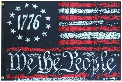 Bandera 2x3 Betsy Ross 1776 We The People 100D 2'x3' tejida poli nailon Foto 1 de 4
