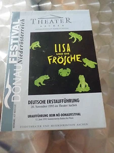 Folder Lisa und die Frösche Deutsche Erstaufführung 1993 Theater Aachen - Bild 1 von 1