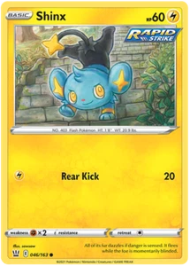Pokemon TCG Sword & Shield Battle Styles - 046/163 Shinx Card - Picture 1 of 1