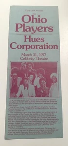 Ohio Players RARE Original Concert Promo Flyer March 31 1977 Celebrity Theatre - Bild 1 von 9