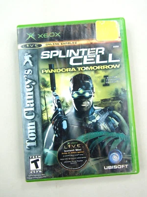 Tom Clancys Splinter Cell XBox videogame ao vivo online habilitado Pandora amanhã - Imagem 1 de 4
