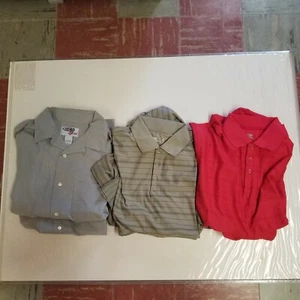 Men's Small Blank Polo Shirts (4×) & Button Up Shirts (2×), Add Own Logo, NOS - Picture 1 of 7