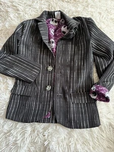The Nightmare Before Christmas Jack Skellington Small Suit Jacket Coat Boys - Picture 1 of 11