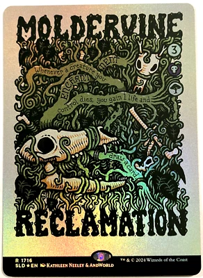 MTG Moldervine Reclamation RAINBOW FOIL Secret Lair Drop 1716 NM - Image 1 of 4