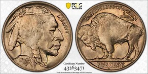 1918 D Nickel Indian Head or Buffalo PCGS MS-64 CAC - Picture 1 of 1