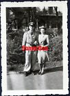 H4/8 WW2 ORIGINAL PHOTO OF GERMAN WEHRMACHT FALLSCHIRMJAGER AIRBORN WITH WIFE