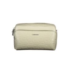 Calvin Klein Beige Polyester Women's Handbag Authentic