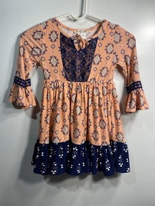 self esteem girls long sleeve dress size 5 - Picture 1 of 5
