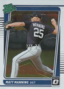 2021 Donruss Optic Matt Manning Rated Prospect #RP22 - Foto 1 di 2
