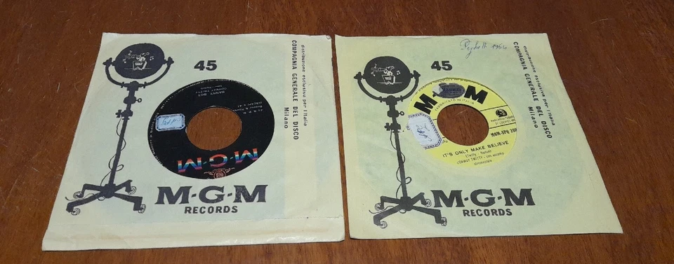 Lotto stock 2 dischi 45 giri CONWAY TWITTY - anni 50 - titoli in foto -  - Imagen 1 de 4