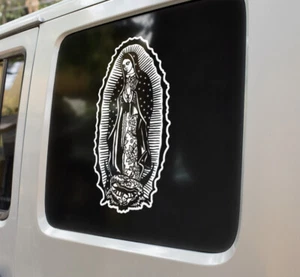 Decal Car Window, Virgen De Guadalupe. Glass/Window/Plastic/Ceramic/Metal USE. - Picture 1 of 3