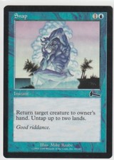 4x SNAP - Urza's Legacy MtG Magic The Gathering  NMint Blue Common Never Played