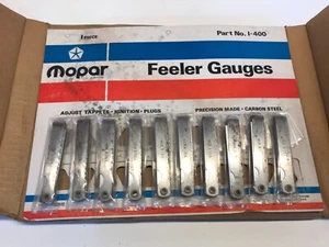  MOPAR NOS FEELER GUAGES WITH CARD 1-400 ORIGINAL 1973 CHRYSLER HEMI 426 440  - Picture 1 of 12