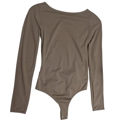 Body Wolford The Back-Cut-Out Moca Marrón Minimalista Clásico Foto 1 de 4