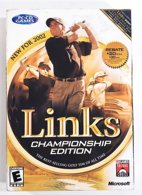 Links Championship Edition 2002 (PC, 2001) Windows PC Game CIB Complete Manual - Image 1 of 4