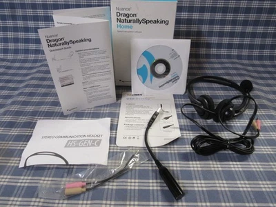 Nuance Dragon NaturallySpeaking Home 13 (Open Box Software Sealed) FREE SHIPPIN - Image 1 of 4