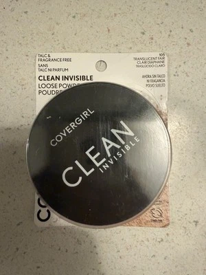 Covergirl, Clean Invisible, Loose Powder, 105 Translucent Fair, 0.63 oz (NEW) - Image 1 of 2