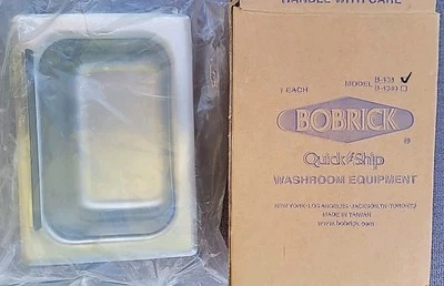 Jabonera de montaje en pared para baño Bobrick B-438 empotrada nueva en caja Foto 1 de 4