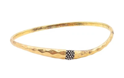 Brazalete vintage de plata de ley 925 enchapado en oro MICHAEL DAWKINS BT11495 Foto 1 de 4