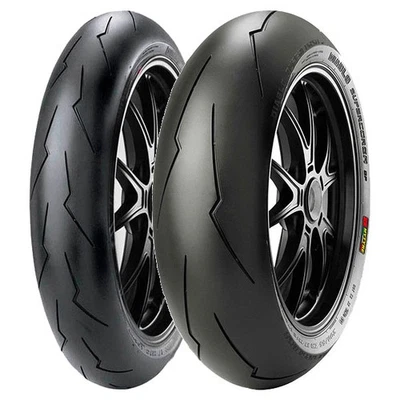 COPPIA GOMME PIRELLI 120/70-17 58W + 180/60-17 75W DIABLO SUPERCORSA V2 SC1 - Immagine 1 di 4