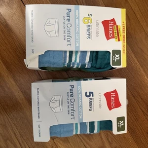 Brand New 2 Pack Hanes Boys Tagless Briefs XL 16-18 Underwear - Picture 1 of 2