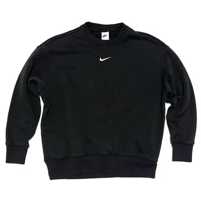 Nike Phoenix Fleece Oversized Crewneck Sweatshirt Women's Sz S DQ5733-010 - Image 1 of 4