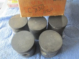 Vintage 1929-1936 Chevrolet NOS Parts Pistons (5) .020 O/S 1930-1931-1932 GM mew - Bild 1 von 2