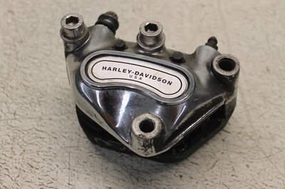 00 HARLEY-DAVIDSON ROAD KING EFI FLHRI RIGHT FRONT BRAKE CALIPER CHROME - Image 1 of 4