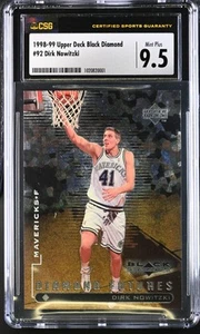 Dirk Nowitzki 1998-99 Upper Deck Black Diamond Futures Rookie RC CSG 9.5 CGC 10 - Picture 1 of 2