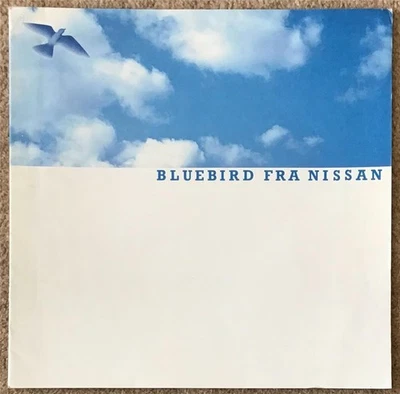 NISSAN BLUEBIRD LF Car Sales Brochure JUNE 1982 #9999712164 NORWEGIAN TEXT 1.8GL - Image 1 of 4