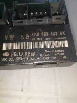 Centralina comfort Skoda Octavia I Combi 1U5 5DK00858318 1K0959433AK 18236425 - Immagine 1 di 3