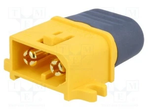 Stecker männlich XT60 zur DC-Stromversorgung PIN: 2 gelötet XT60L-M DC Steckve - Bild 1 von 1