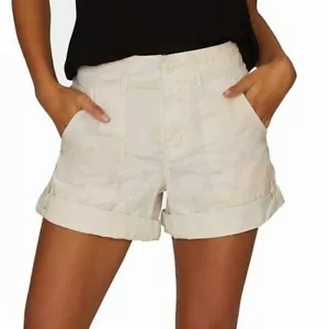 Neue beige Damenshorts Sanctuary 34 (2XL) zum Aufkrempeln mit Taschen - Bild 1 von 10
