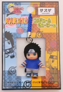 NARUTO 10th Anniversary Sasuke Kewpie Mini Figure Key Ring from Japan - Picture 1 of 5