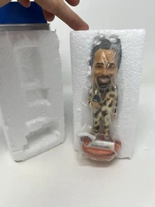 New York Knicks Walt Clyde Frazier SGA Bobblehead bobble NIB Animal Print Suit - Picture 1 of 3