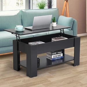 Mesa de centro elevadora de madera mesa elevadora para sala de estar sala de recepción - Imagen 1 de 8