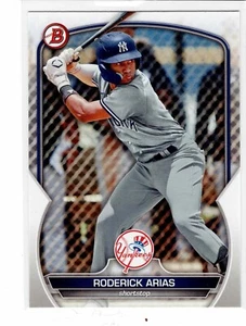 Roderick Arias New York Yankees 2023 Bowman Draft - Imagen 1 de 2