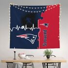 New England Patriots Wall Decoration Tapestry 60x51in Heartbeat Sport Style