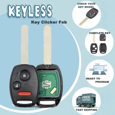 Llave para Honda Accord, CR-V, CR-Z, Fit, Insight Keyless Entry Remote (MLBHLIK-1T) Foto 1 de 4