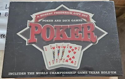 Robert Frederick ~ Poker And Dice Games Gift Set - * NEW & Sealed * - Image 1 of 3
