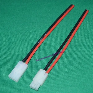 1pair 150mm 14 AWG Silicone Wire Tamiya Male & Female Connectors/Adapters RC - Picture 1 of 4