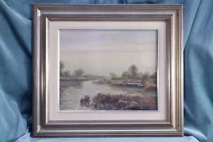 Acuarela Paisaje atardecer. Ceferino Olivé Enmarcado Watercolor Sunset Landscape - Bild 1 von 7