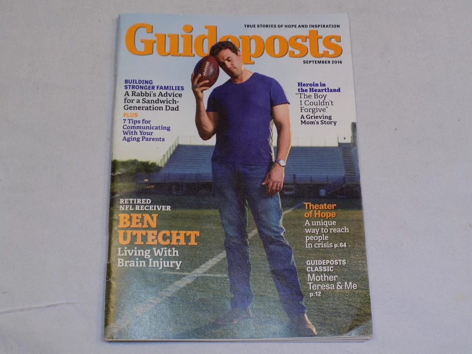Guideposts Magazine September 2016  Ben Utecht Football Mother Teresa & Me Issue - Image 1 of 1