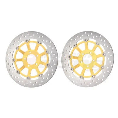 Rotores de disco de freno delanteros de 310 mm para Kawasaki ZXR750 H1-H2 1989-1990 ZX-9R 00-01 Foto 1 de 3