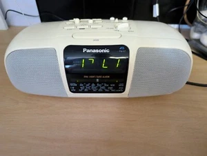 Panasonic RC-X230 AM/FM Stereo Clock Radio Tested WORKS Vintage Analog Prop - Picture 1 of 7