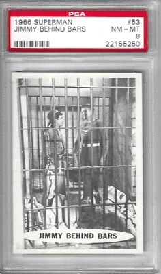 1966 The Adventures of Superman Card #53 - Picture Puzzle - Reduced - NM-MT 8 - Image 1 of 2